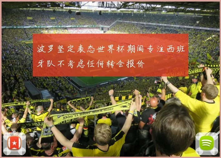 波罗坚定表态世界杯期间专注西班牙队不考虑任何转会报价